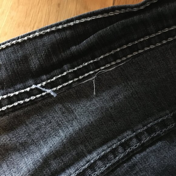 Point Zero Dark Blackish Grey Denim Jeans - Picture 11 of 16